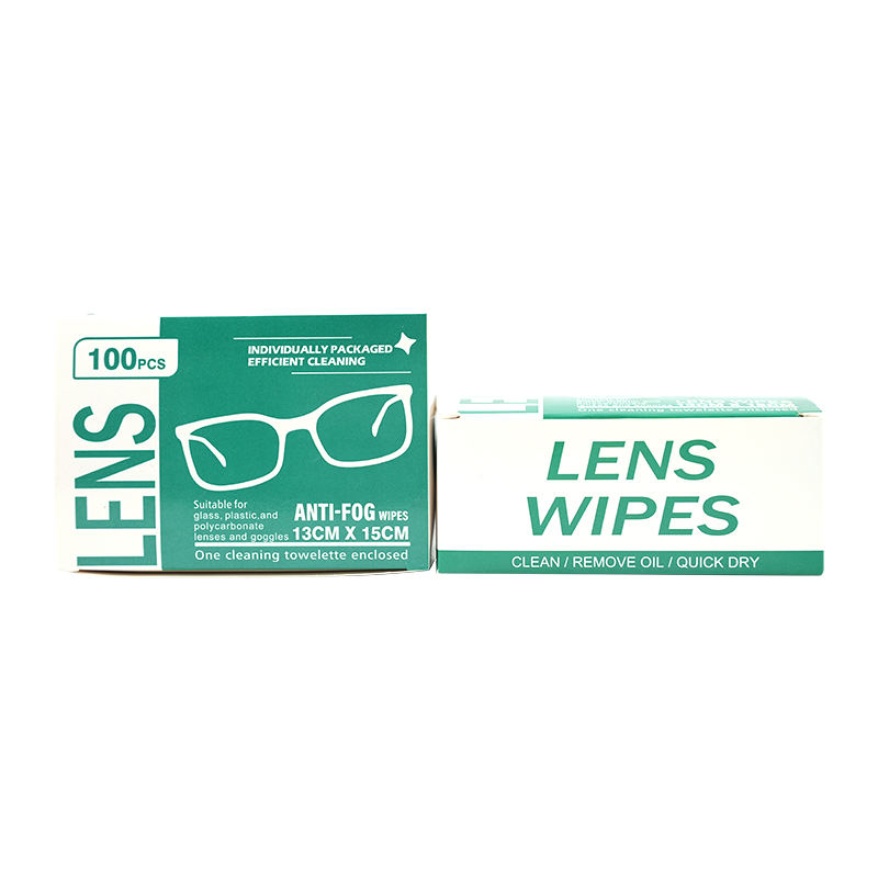 Wipes frith -cheo le haghaidh lionsa glantacháin wipes wipes wipes wipes wipes wipes fillte aonair